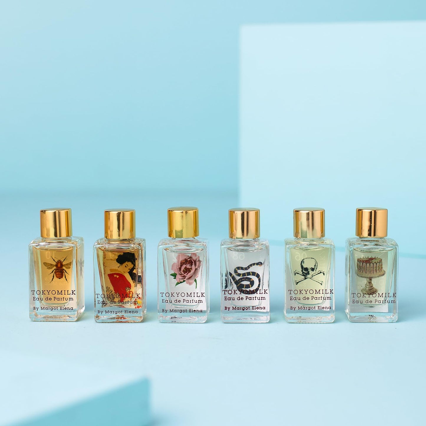 TOKYOMILK Eau de Parfum Discovery Set, 6 Mini Perfumes for Women in 0.23 oz