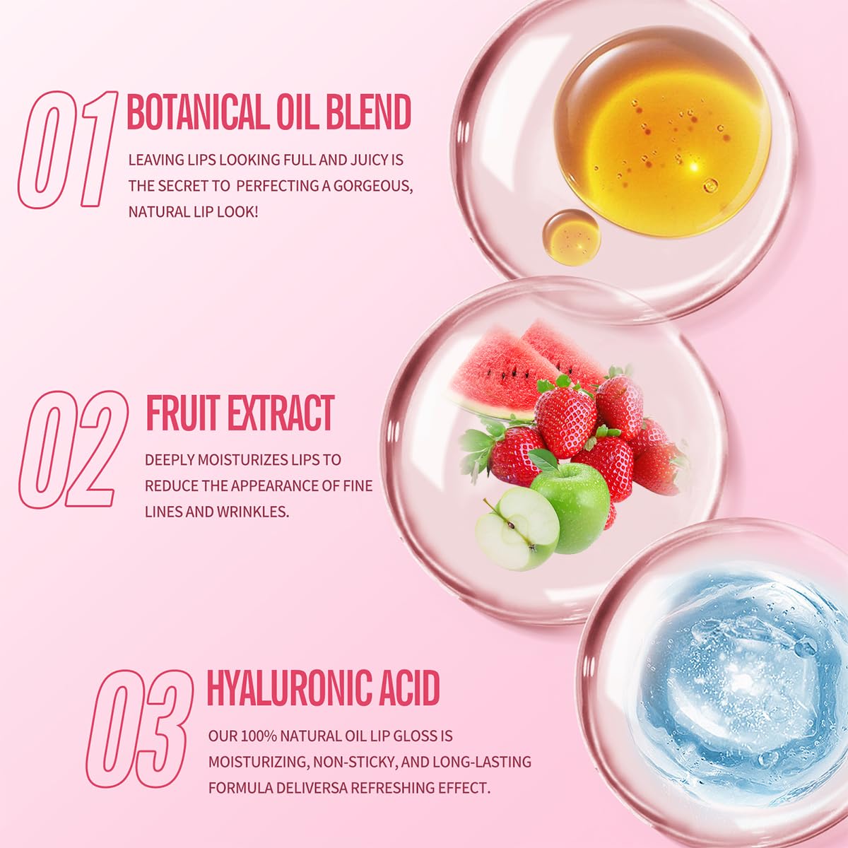 FYEBOO Fruit Lip Mask Set with Honey & Vitamin E, Moisturizing Overnight Treatment, Effective Reduces Lip Lines Prevention Dry and Cracked (6 Flavors)