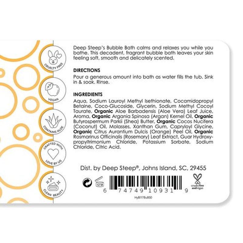 Deep Steep Bubble Bath, 17 Ounce (Pack of 2) (Honey Blossom)