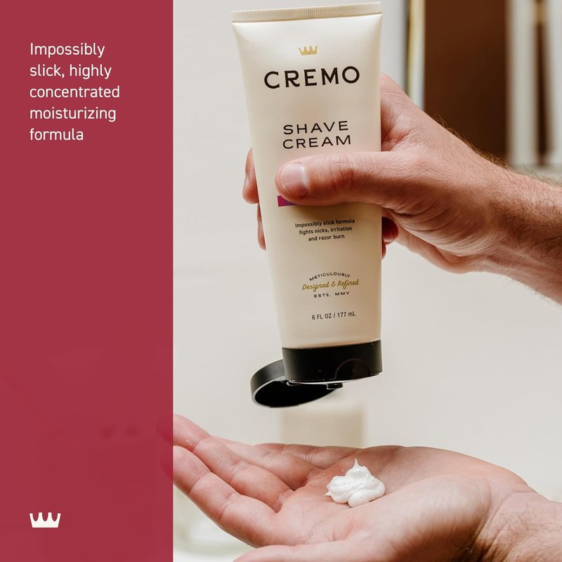 Cremo Original Shave Cream - Ultra-Slick Shaving Cream for Men | 6 Fl Oz, Fights Nicks & Razor Burn