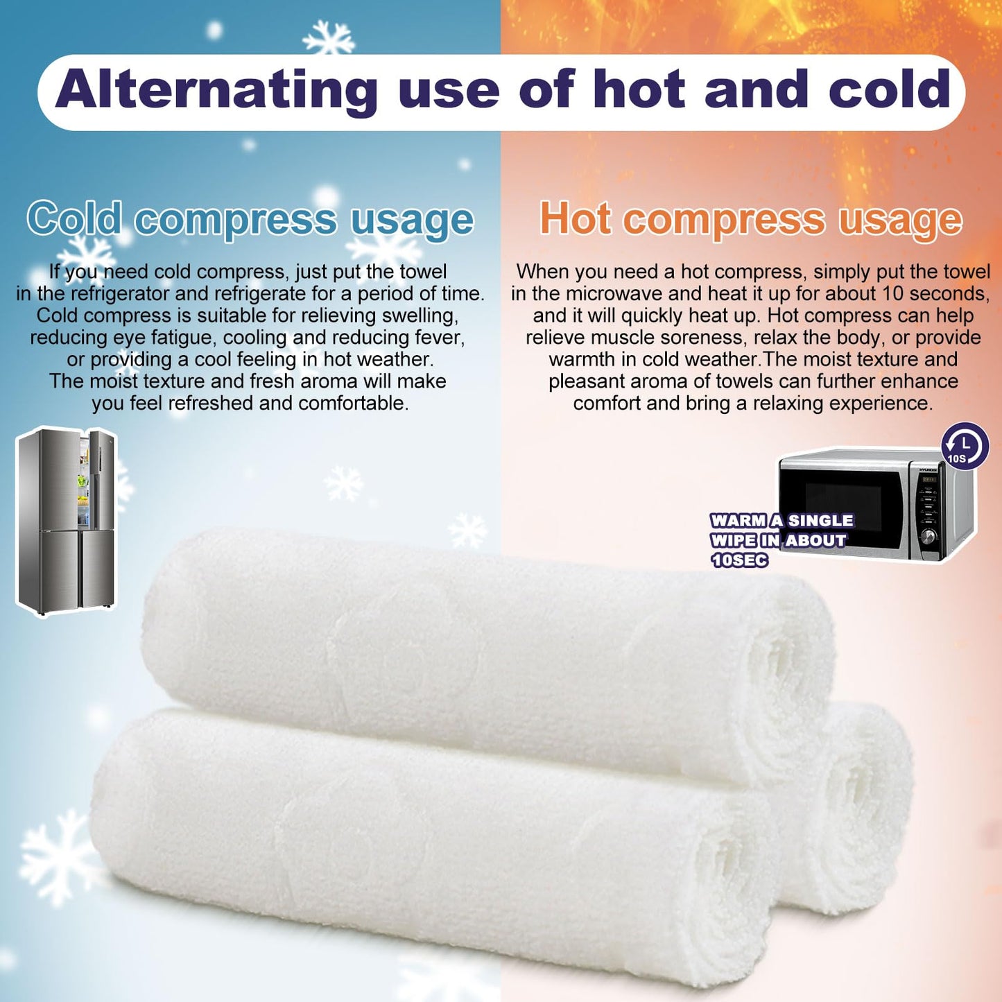 Moist Cotton Towel Bulk Moist Towelettes Individually Wrapped,White Towel Services,Refreshment Pre Moistened Towels for Dentist Travel Sport Party Hotel （Lavender,200)