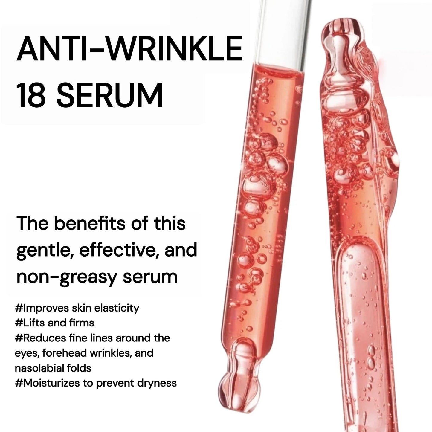 Pro-Xylane 10% & 8-Peptide Anti-Wrinkle Facial Serum—Professional anti-aging care containing 1% retinol and squalane to deeply firm and lift the skin while reducing fine lines—1.01 fl. oz.