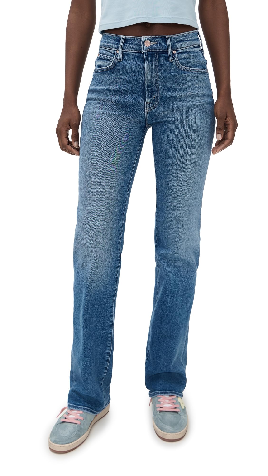 Mother Women's The Kick It Jeans, Fan Favorite, 25