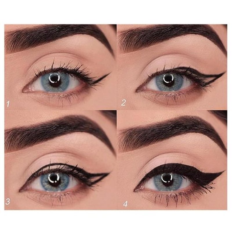 dfgsxifc Bousalutend Eye Liner, Bousalurrens Eyeliner Cream, Athartle Natural Waterproof Eyeliner Cream, Matte Quick-Dry Eyeliner, Eyeliner for Mature Women Gel, Halloween Make Up for Adults (02)