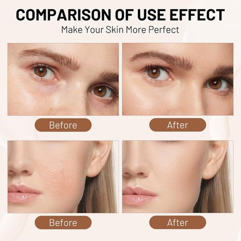 Match Cosmetics Foundation,Match Foundation 4 in 1,Foundation 4 in 1 - Medium Spectrum,Ultrablend 4 in 1 Foundation,4 in 1 Foundation Liquid with Spf 50,4 in 1 Concealer,Longwearing Waterproof (2PCS)