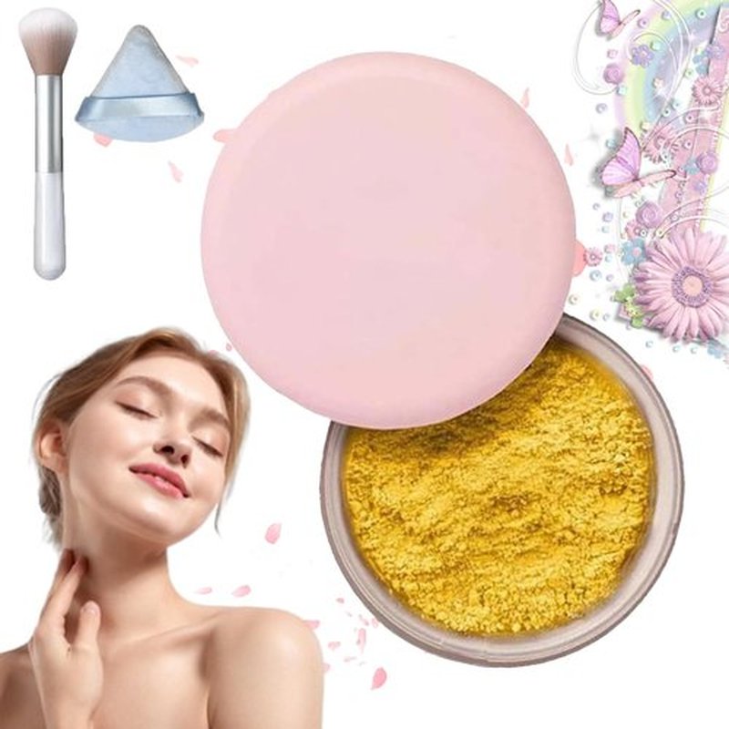 Luminance Milano Powder,Luminance Milano Pink Powder,Luminance Milano Setting Powder,Blurring Setting Powder By Luminance Milano,Waterproof And Sweat-Proof Setting Powder For All Skin Tones (06, 6G)