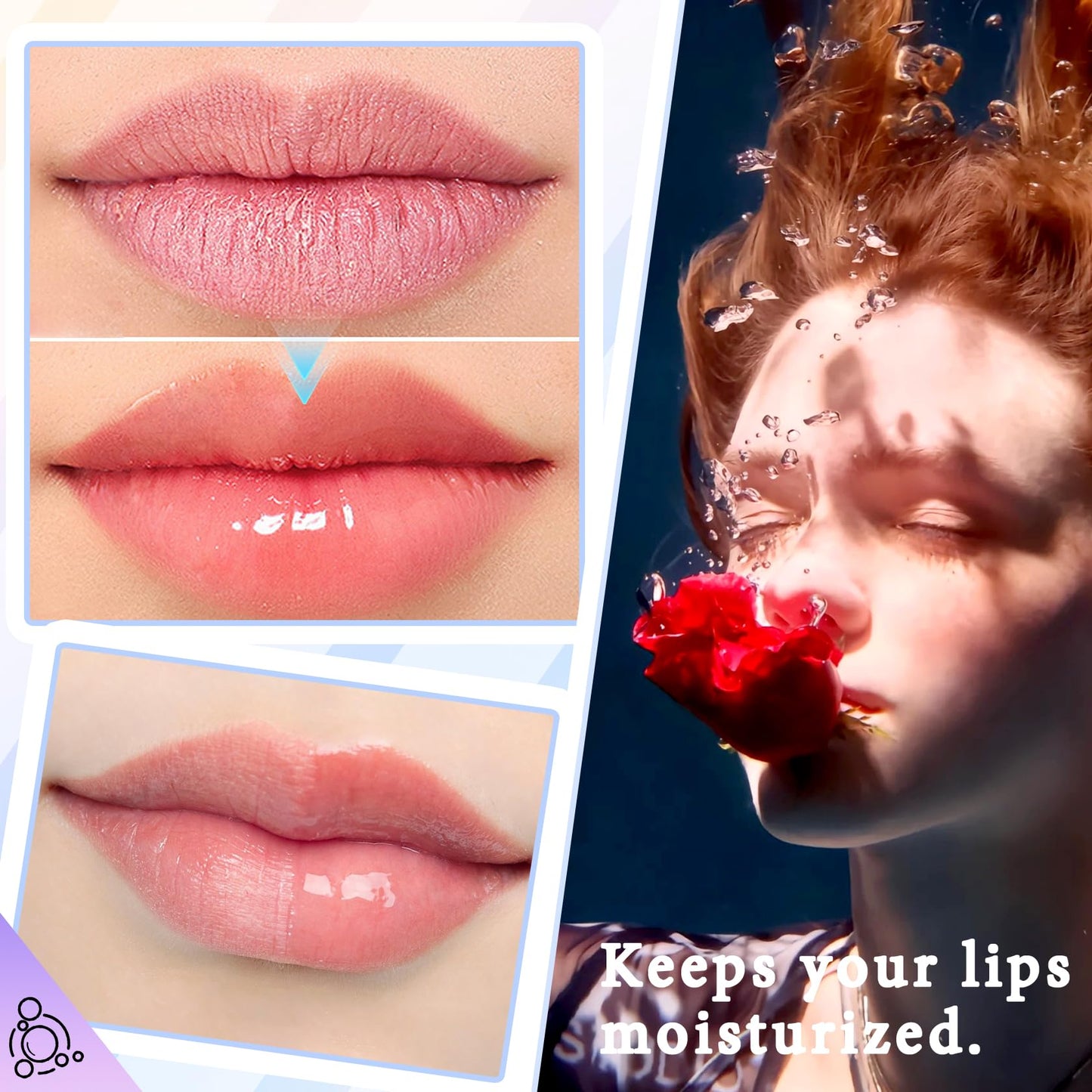 32PCS Lip Balm Lip Mask Set,Moisturizing Lip Balm Lip Care Products,Sleeping Lip Mask,Non-greasy Overnight Lip Moisturizer,Long Lasting Hydrating Lip Butter Lip Care Kit 06