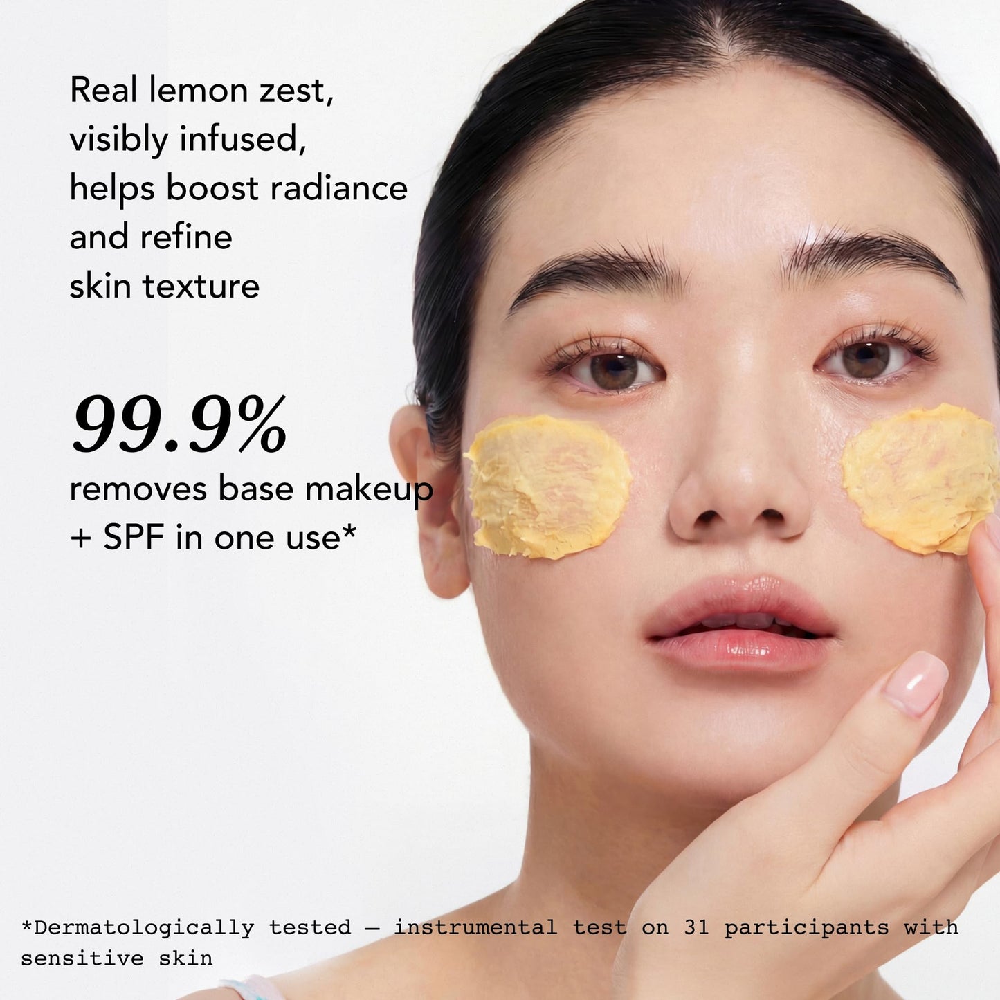 Whipped Korean Skincare Face Wash, Doubles as a Face Mask, Yuzu Grapefruit, Hydrating Vegan Facial Cleanser for Dry Uneven Skin, Radiance Boosting Care with Vitamin C, Niacinamide, Hyaluronic Acid