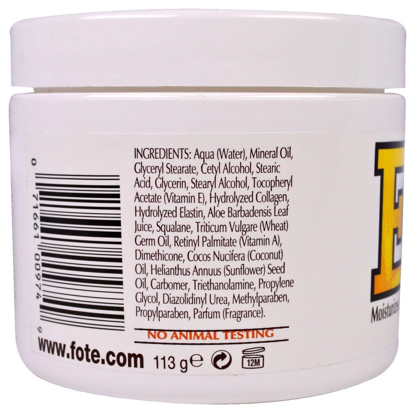 Fruit of the Earth Vitamin E Skin Care Cream 4 Ounce Cream