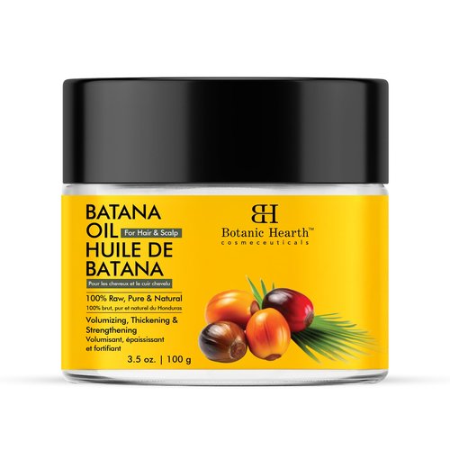 Botanic Hearth Batana Oil for Hair Growth - Batana Butter 3.5 fl oz - Deeply Nourishing & Revitalizing Hair & Skin Care
