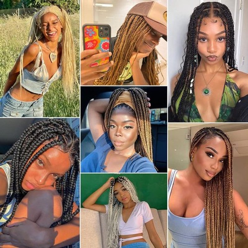 [MULTI PACKS DEAL] Spetra Pre-Stretched Braiding Hair 8 Bundles 24 Inch Auburn Brown- Synthetic Crochet Braids Natural and Soft Box Braids Hot Water Setting Professional Yaki Straight