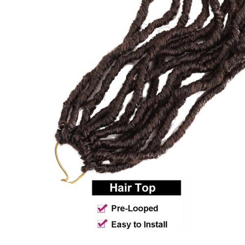 8 Packs Soft Locs Crochet Hair with Curly Ends 24 Inch Goddess Faux Locs Crochet Braids Boho Crochet Bohemian Locs Hair for Women Crochet Dreads(24inch(pack of 8), T30)
