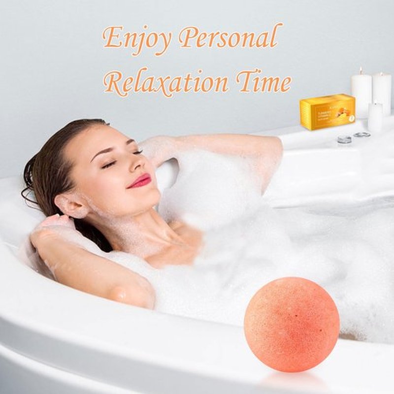 Bath Bombs Salt Balls,Turmeric Lemon Vitamin C Lemon Extract Essential Oils,Moisturizing Dry Skin,Fizzy Spa,Relaxation,Bubble Bath Bomb Gifts for Men Women