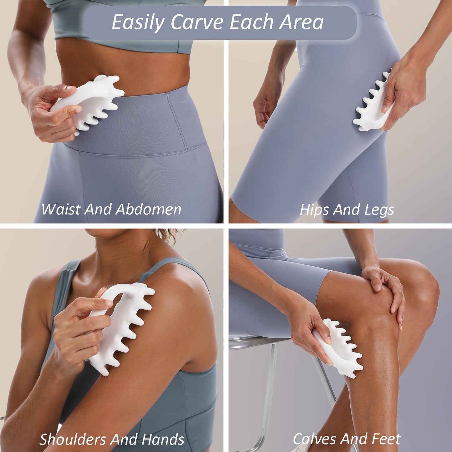 BanVall Fascia Massage Tool Blaster for Cellulite Massager,Release Lymphatic Drainage - Skin Tightening,Reduce Cellulite,Trigger Points Massager,Relieving Muscle Soreness for Whole Body