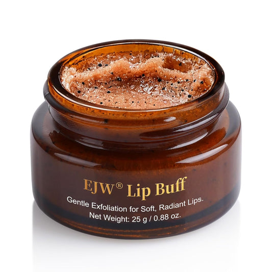 Triple-Action Lip Scrub - Brown Sugar & Coffee Exfoliator | Nourishing Coconut & Botanical Oils for Dry Lips