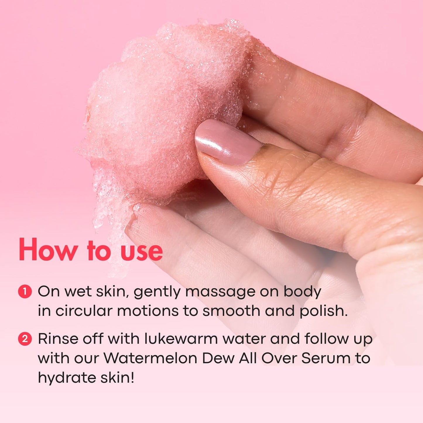 TONYMOLY Watermelon Dew All Over Body Sugar Polish, Hydrating Serum for Glowing Skin, Korean Skincare, Watermelon Extract, Aloe Leaf Extract, & Centella Asiatica, All Skin Types, 10 oz