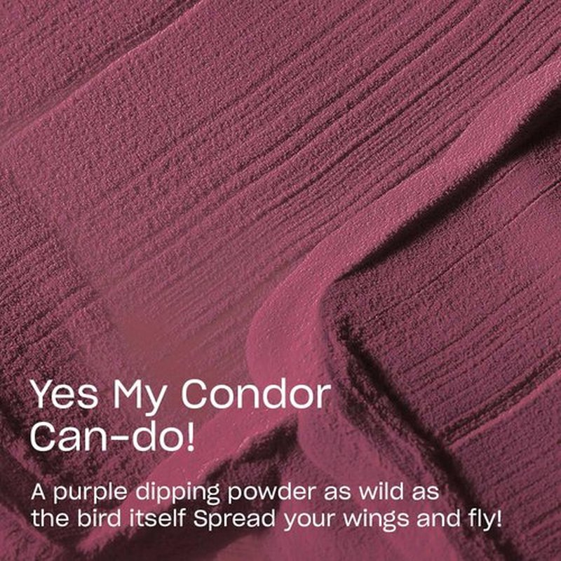 OPI Powder Perfection Yes My Condor Can-do! | Opaque Dark Purple Crème Nail Dipping Powder | Acrylic Alternative
