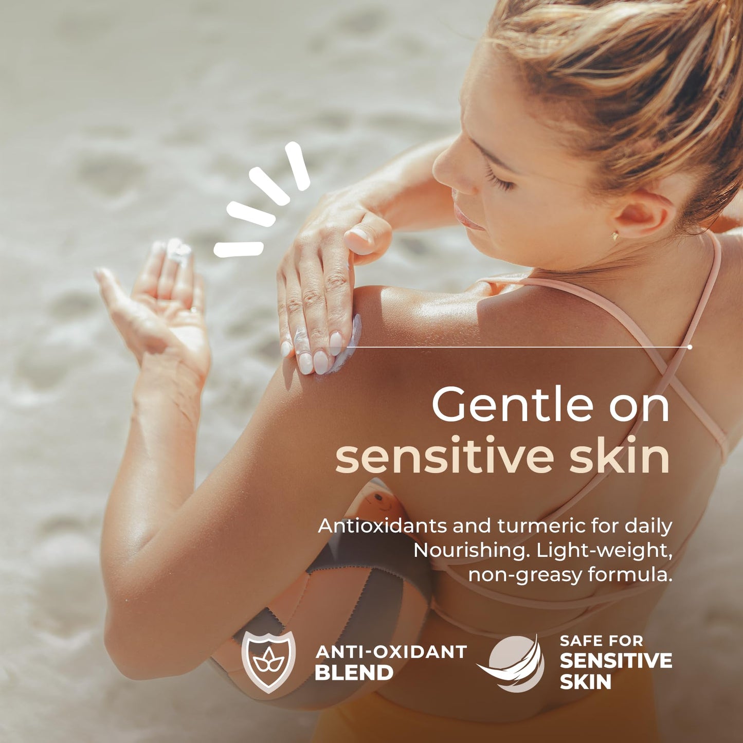 Happy Ocean Reef Safe Mineral Sunscreen SPF 45 – Non-Nano Zinc Oxide Lotion, Water Resistant 80 Min, Travel Size 2.5 oz, Face & Body