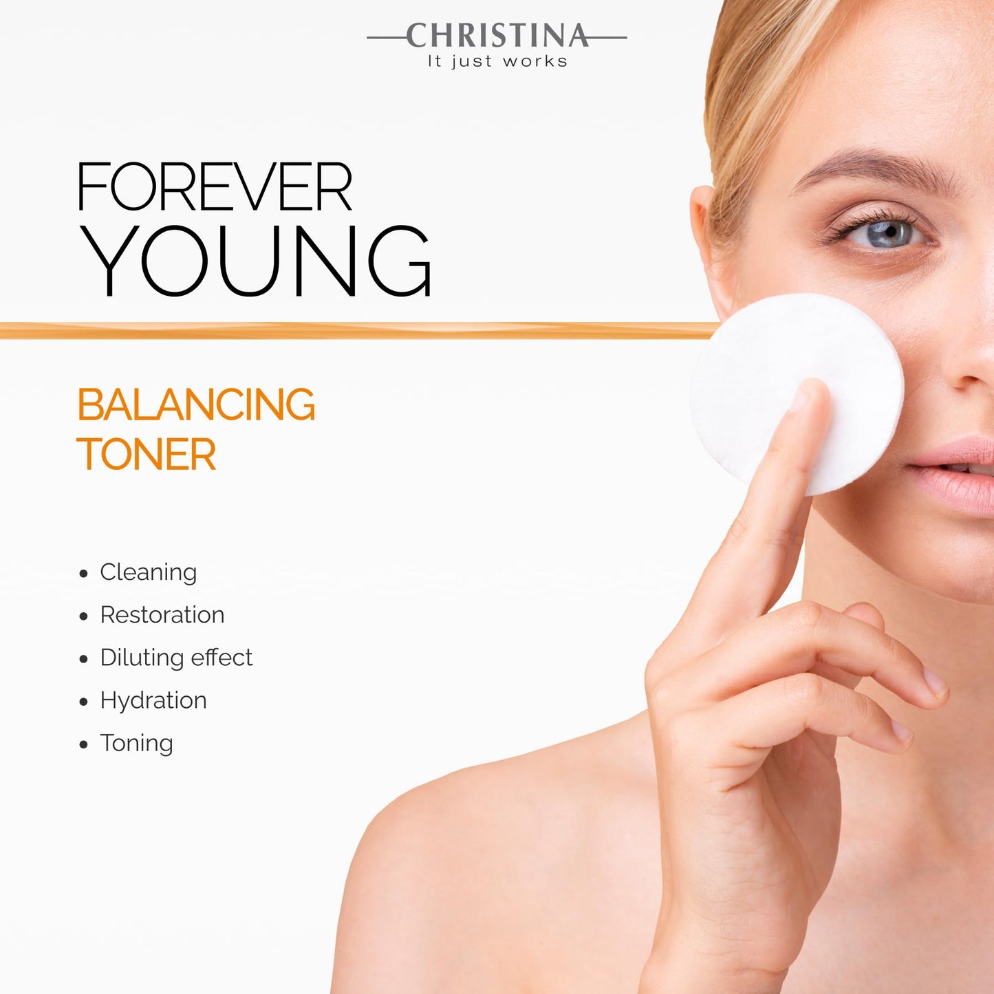 Christina - Forever Young - Balancing Toner for Oily and Combination Skin, pH 3,2-3,7 (300ml)
