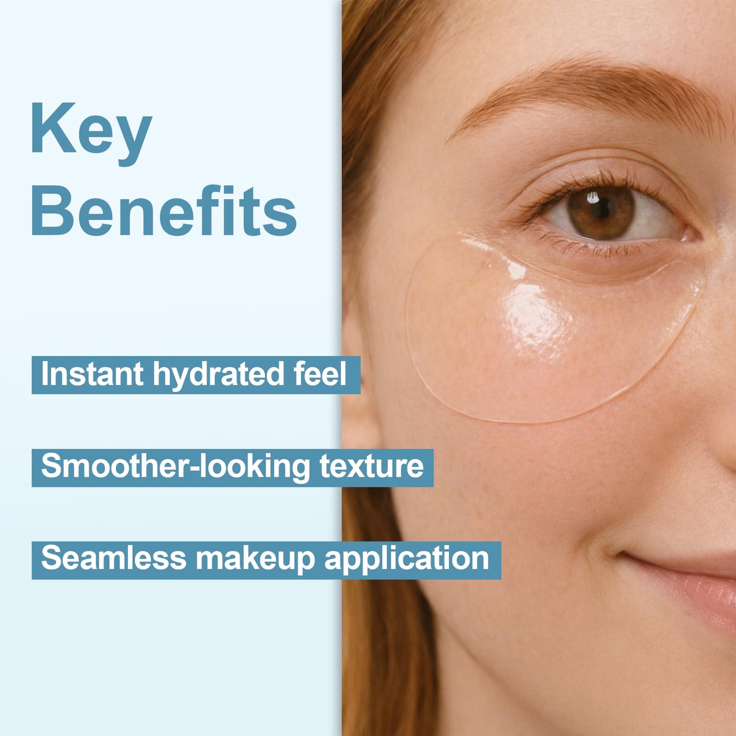 Tintark Hydraverse Surface Phase Hydrogel Under Eye Patches, 28 Pairs Individually Wrapped Multi-HA Tremella Caffeine Eye Masks for Dry Under Eyes, Puffy Eyes & Makeup Prep
