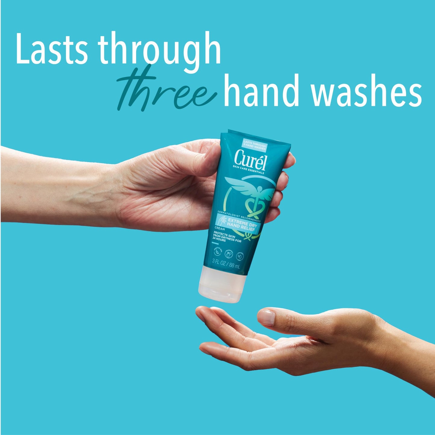 Curel Hand Cream for Dry to Extremely Dry Hands and Skin, 3 Fl Oz