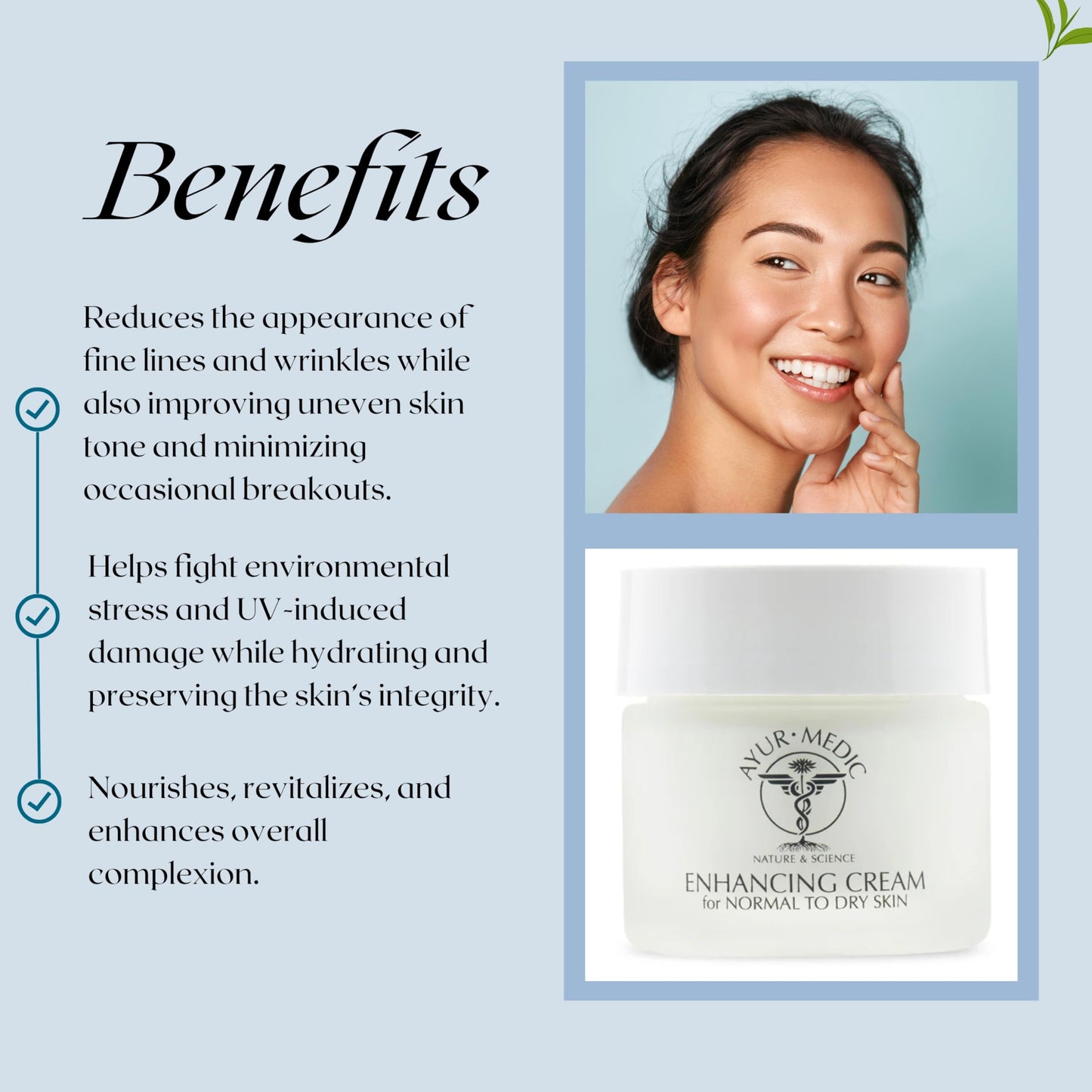 Ayur-Medic Enhancing Cream for Normal to Dry Skin