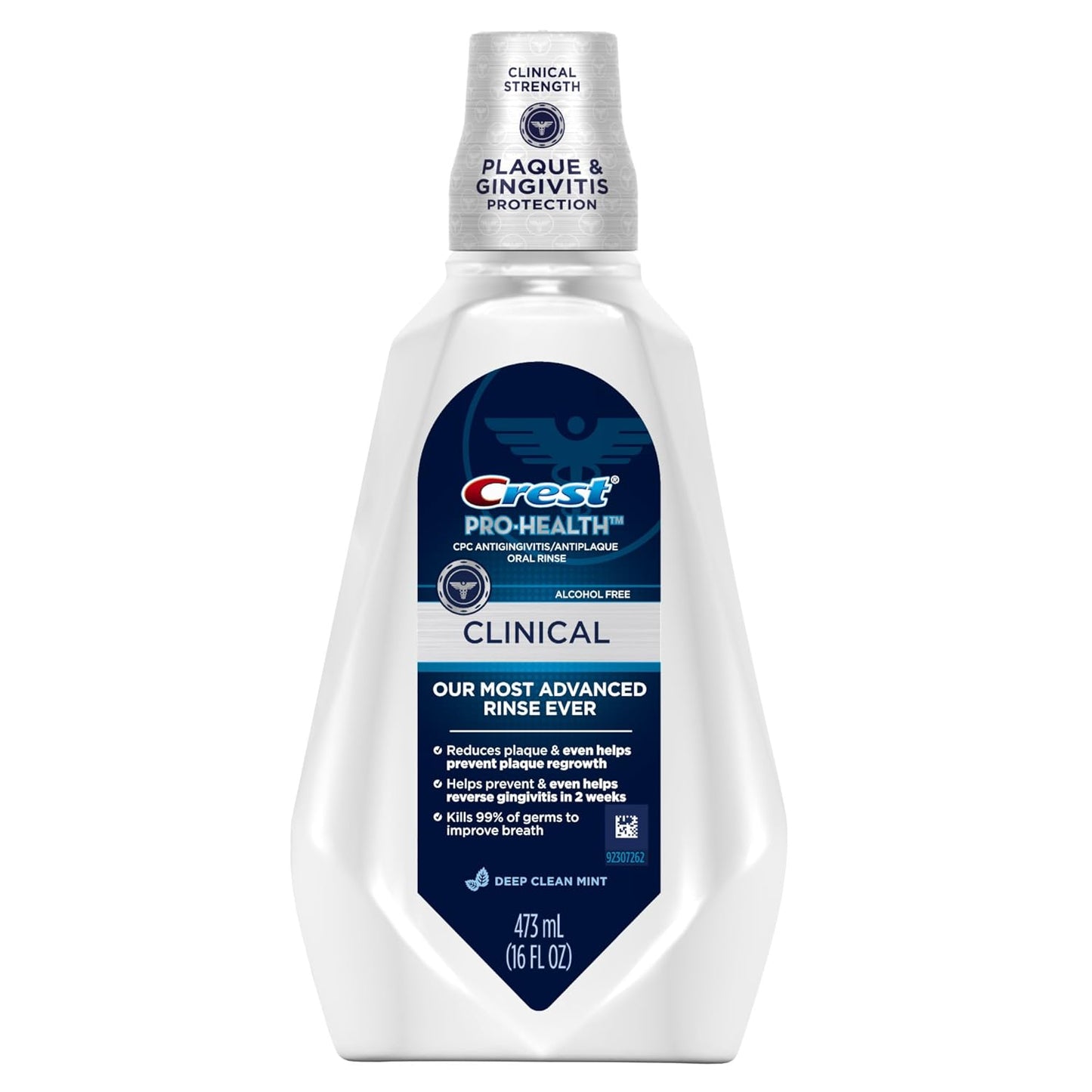 Crest Pro-Health Clinical Deep Clean Mint Oral Rinse 32 oz (Pack of 2)