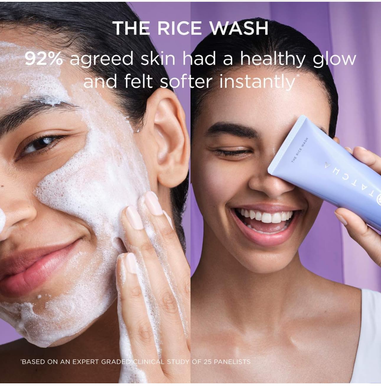 TATCHA Serum Stick & Rice Wash Duo | Hydrating Balm & Gentle Cleanser