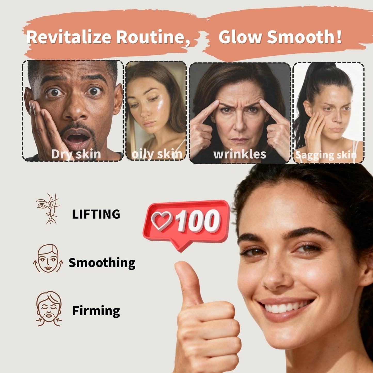 Kdune 7-in-1 Microcurrent Facial Device, Red Light Therapy Face Massager with Hot & Cold Gua Sha for Morning Depuffing & Daily Skin Care