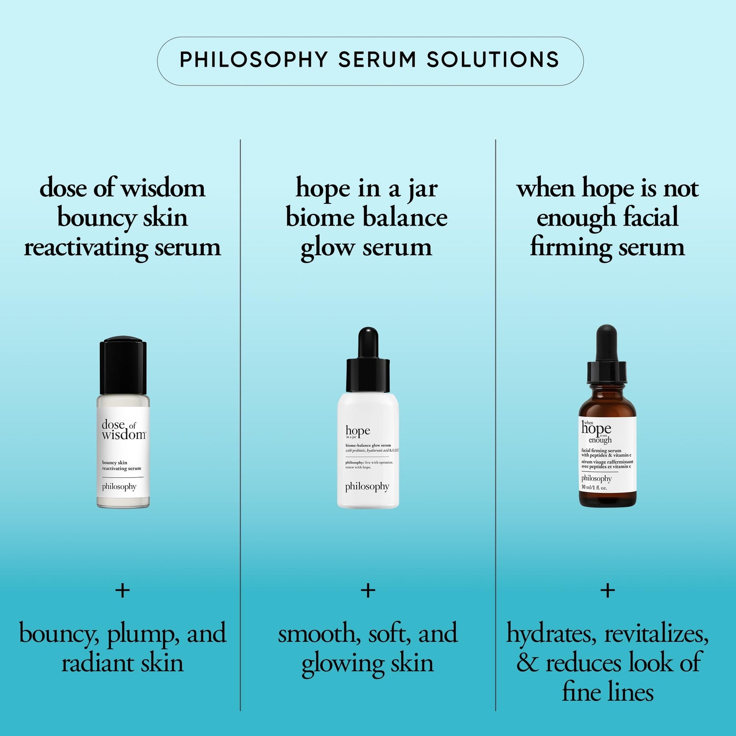philosophy dose of wisdom bouncy skin revitalizing serum 3.4 fl oz
