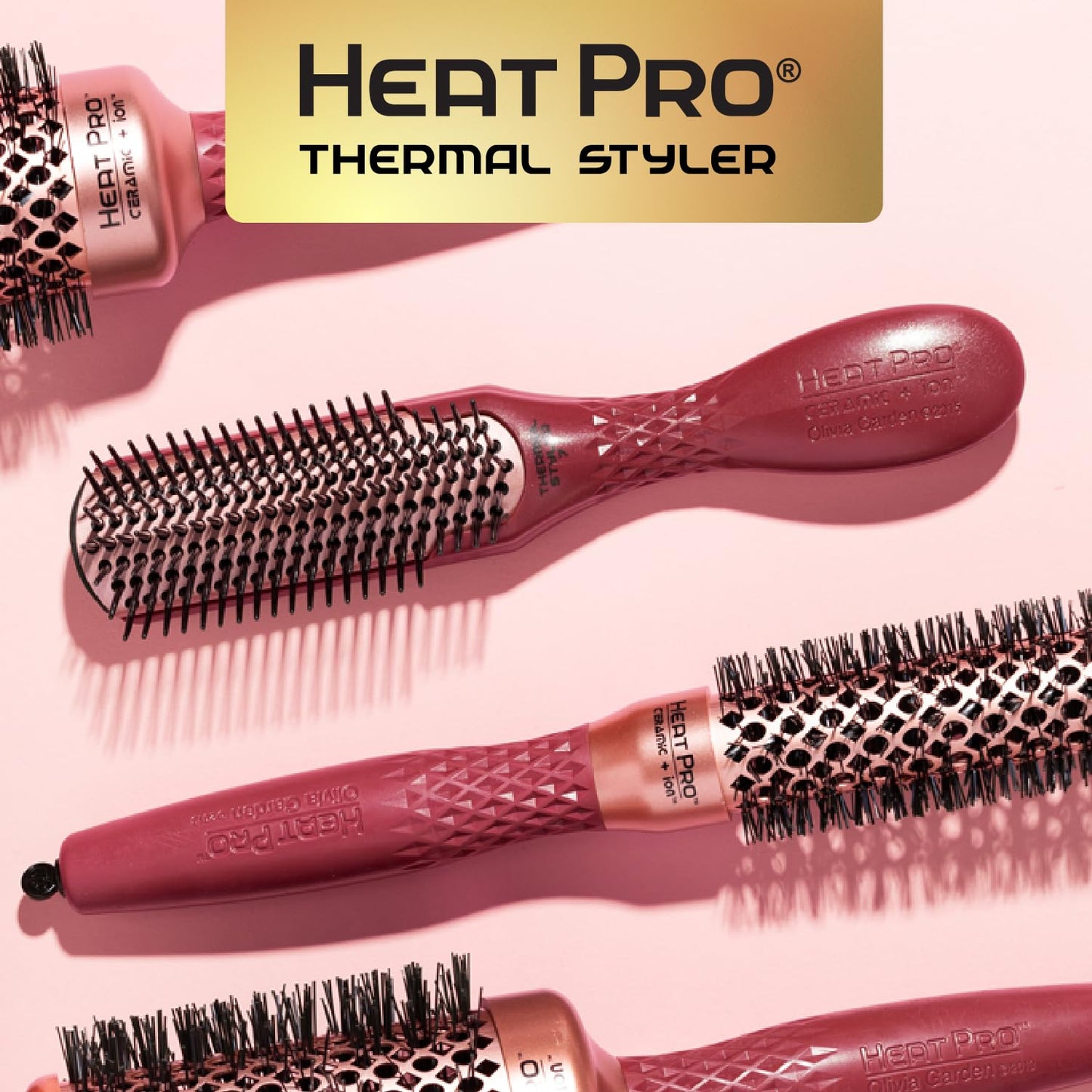 Olivia Garden HeatPro Round Thermal Hair Brush (not electrical)