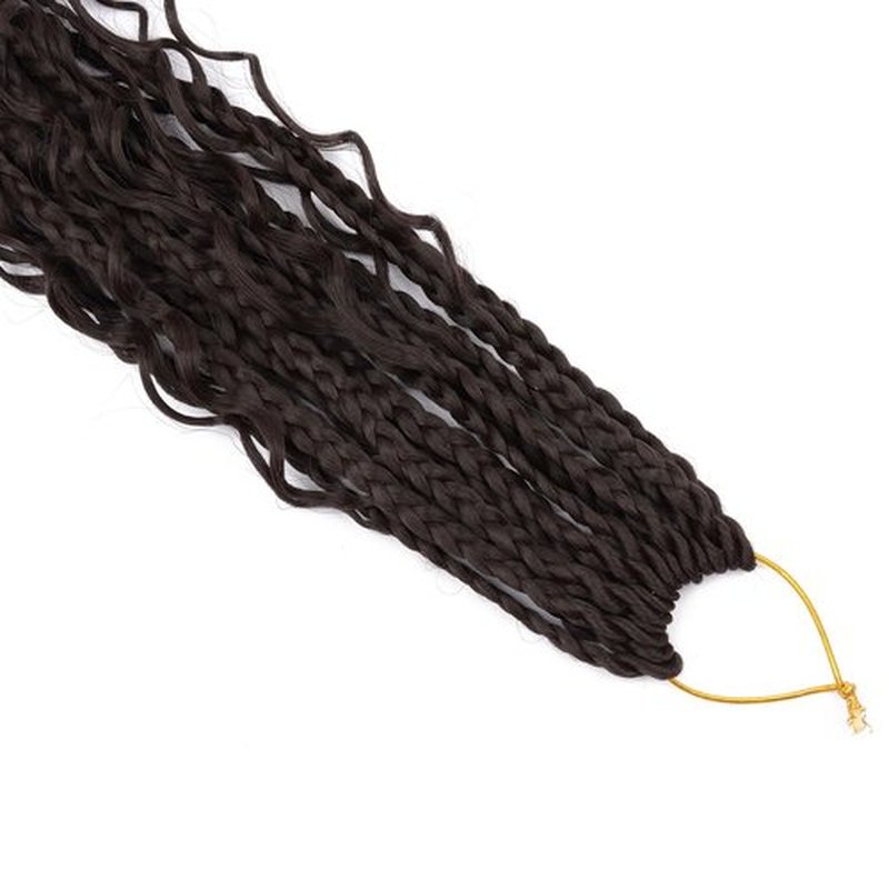 14 Inch Goddess Box Braids Crochet Hair for Black Women 8 Packs Crochet Box Braids Pre-looped Boho Box Braids Crochet Braids Synthetic Braiding Hair Extension #4