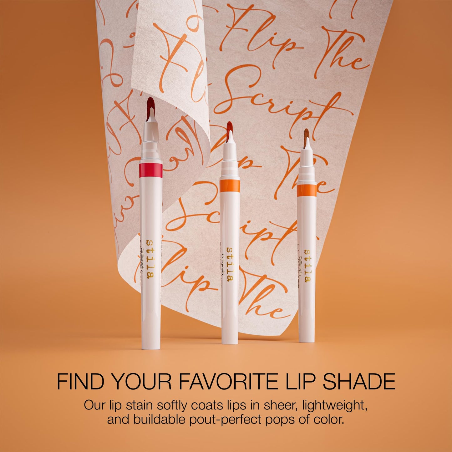 stila Calligraphy Lip Stain | Long-Lasting Tint, Moisturizing, Transfer-Proof, Lightweight, Sheer Buildable Color, Fades to a Natural Wash of Color | Hedy, 22 Fl. Oz.