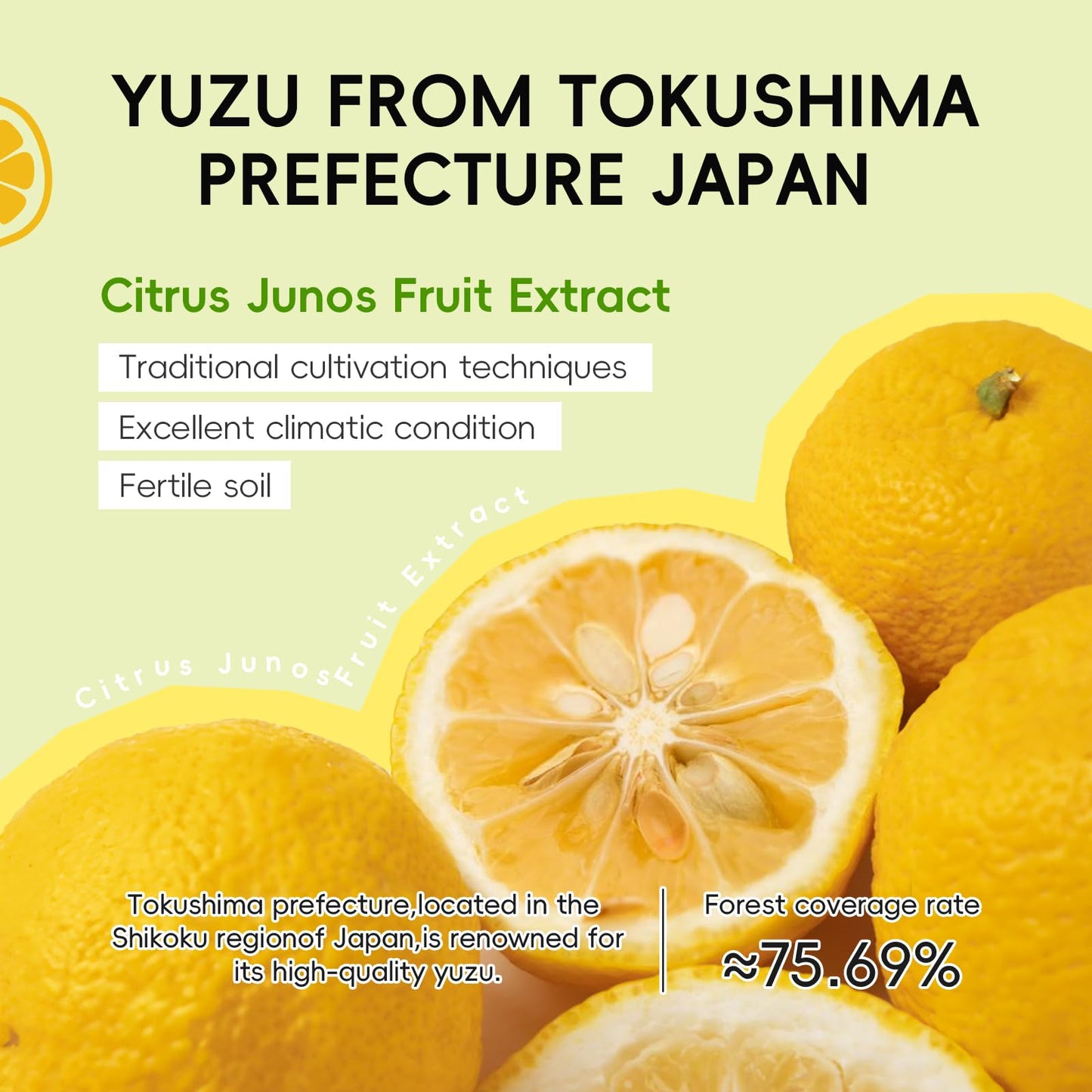 QUIYUM 14 Pack YUZU Sheet Mask - Oil control Facial Masks for Women & Teens