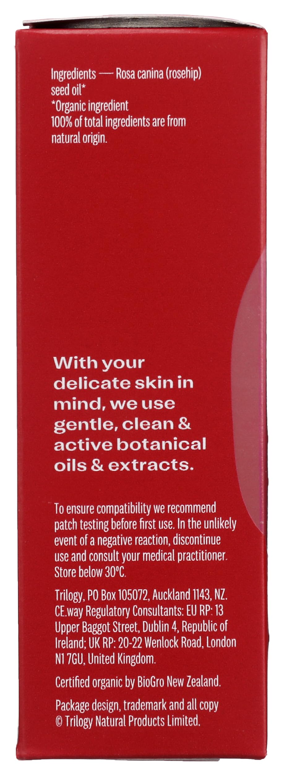Trilogy TRR-ROS-U-TRO20 Certified Organic Rosehip Oil 20ml/0.67 Ounce