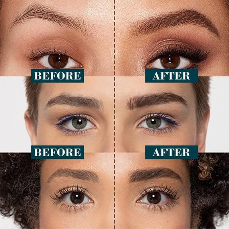 Microblading Eyebrow Pencil, 2024 NEW Magic Eyebrow Tattoo Pencil 4 Fork Tip, Create Natural Hair-Like Brows, Waterproof Brow Pencil with Micro-Fork Tip (Black A)