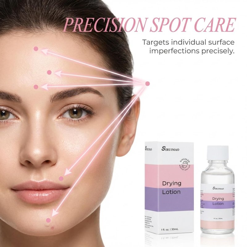 Overnight Drying Lotion - Fast-Acting Bi-Phase Pink Spot Treatment with Calamine & Tea Tree Oil | 1 fl oz