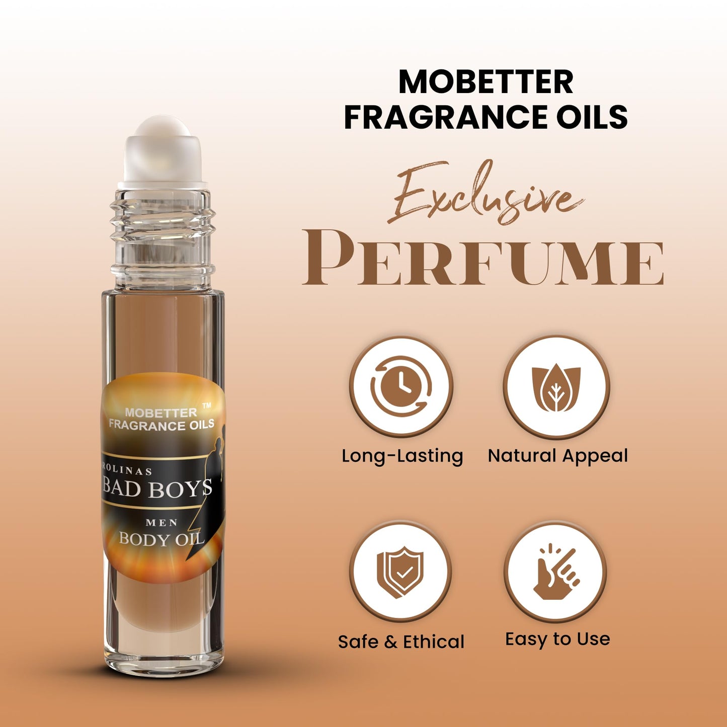 MOBETTER FRAGRANCE OILS Carolinas Bad Boys Cologne Fragrance Body Oil for Men