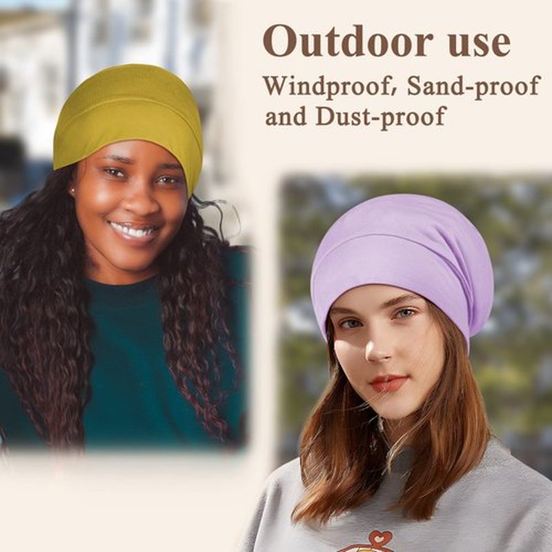 OLESILK 100% Mulberry Silk Bonnet for Sleeping Women, Silk Hair Wrap for Sleeping, Silk Sleep Bonnet for Women&Men, Real Silk, Not Satin, Yellow