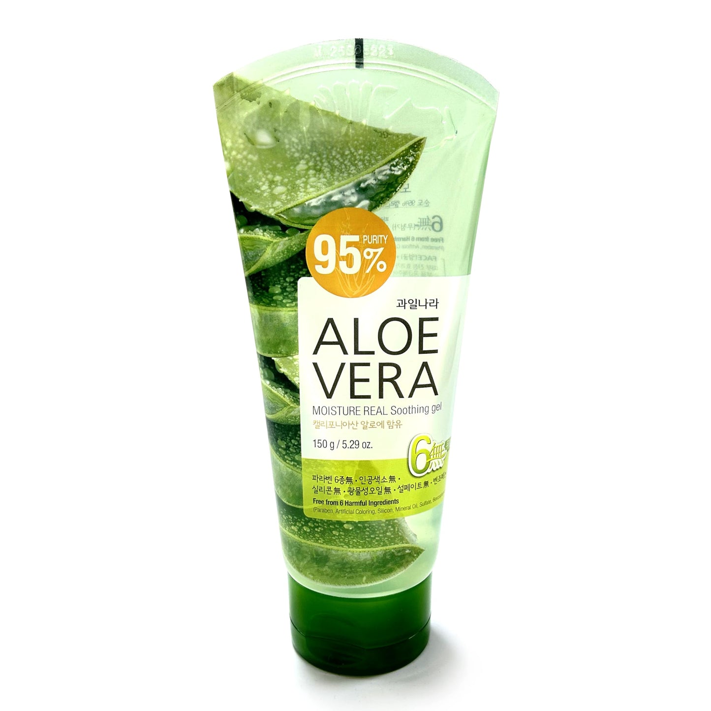 Gwailnara ALOE VERA 95% Moisture Real Soothing Gel 150ml for Face Body Hand Hair
