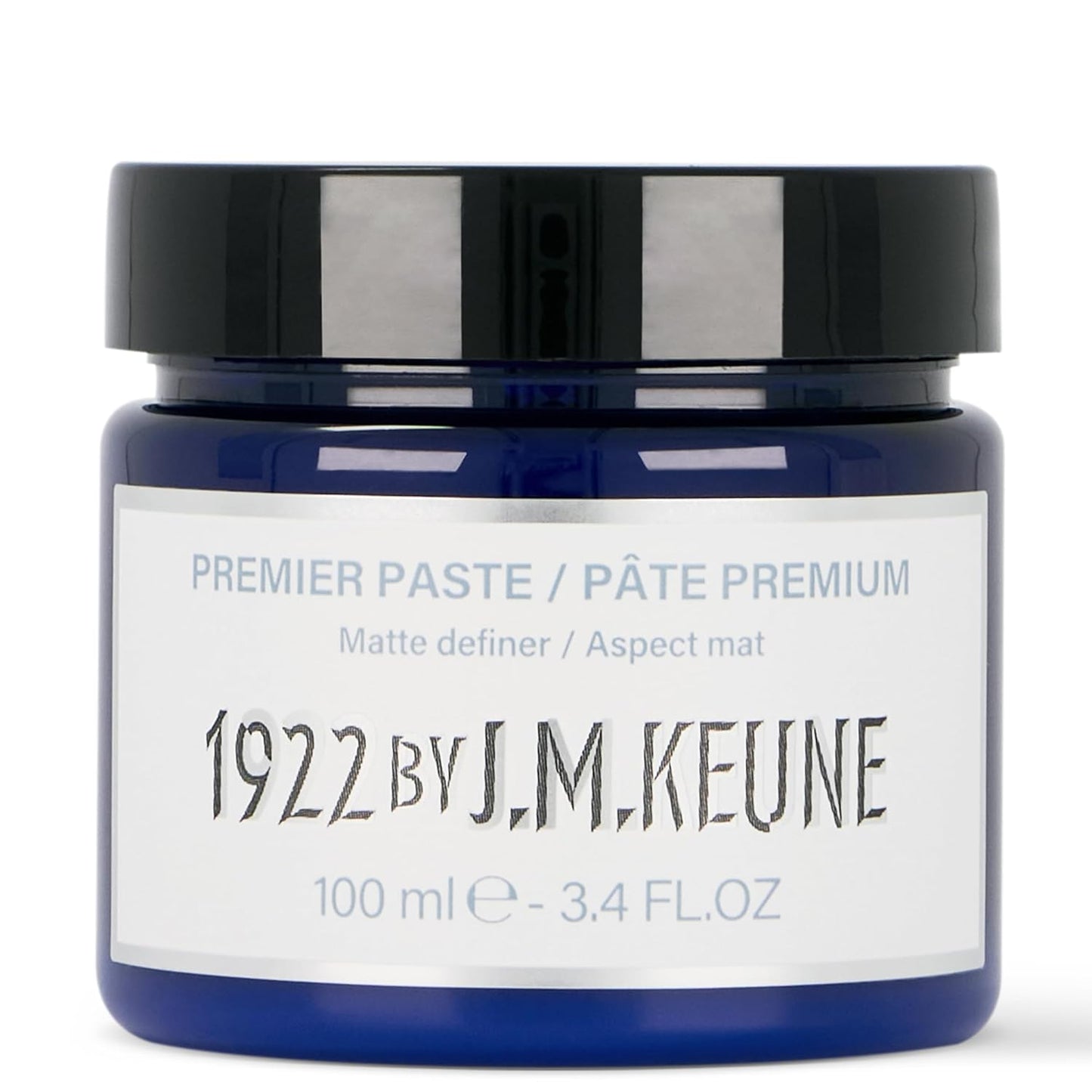 1922 by J.M. Keune Premier Paste, Extra Strong Hold & Matte Finish Styling Paste for Men, 2.5 Fl Oz