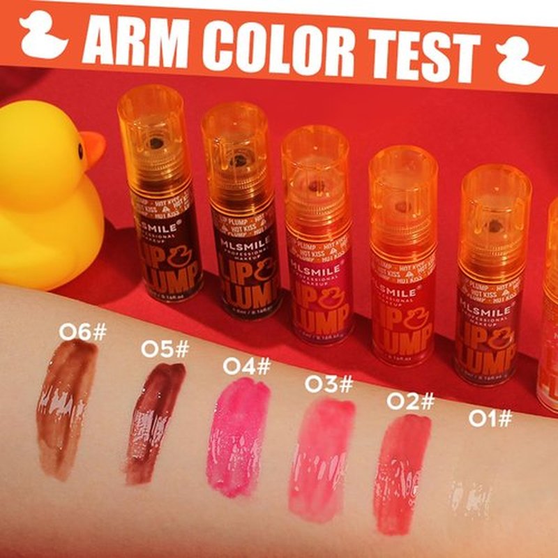 6Colors Plumping Lip Gloss, High Pigment No Sticky Lip Gloss, Hydrating Lip Oil Lip Glaze, Lip Balm For Women, Shining Korean Clear Plumping Lip Gloss, Make Lips Fuller Vegan Lip Makeup(SetA+B)