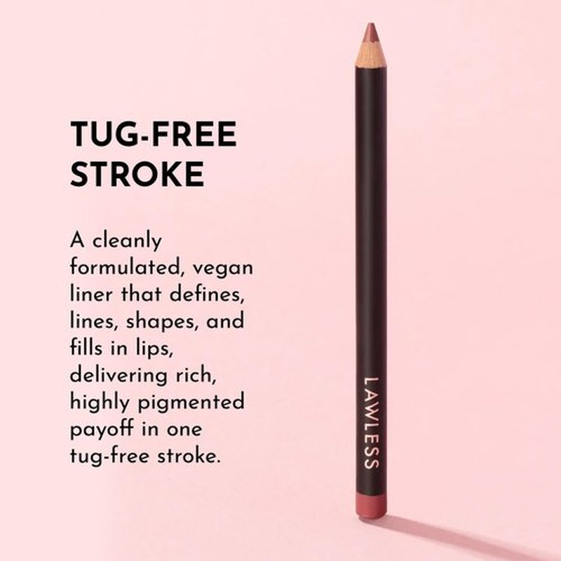 Lawless Women's Forget the Filler Definer Liner, Desert Mauve, Pink, 0.04 Ounce