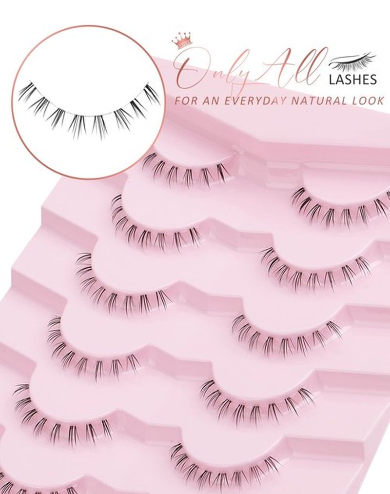 Bottom Lashes Bottom Eyelashes False Lower Lashes Fake Bottom Eyelashes 7 Pairs Bottom-9