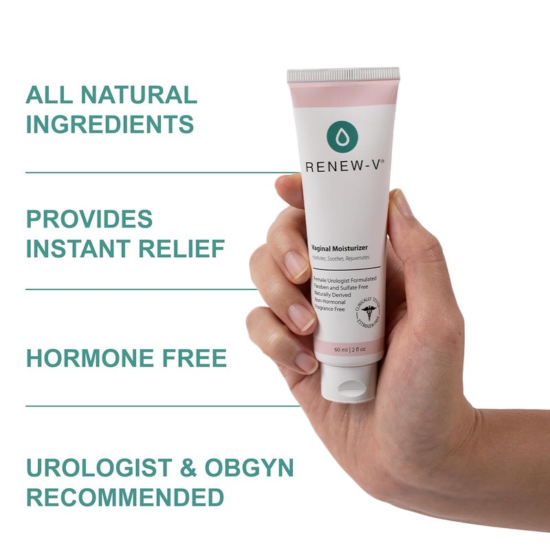 Natural Vaginal Moisturizer - Hormone-Free Vulva Balm for Dryness & Itching Relief | Unscented, Paraben-Free, 2 oz