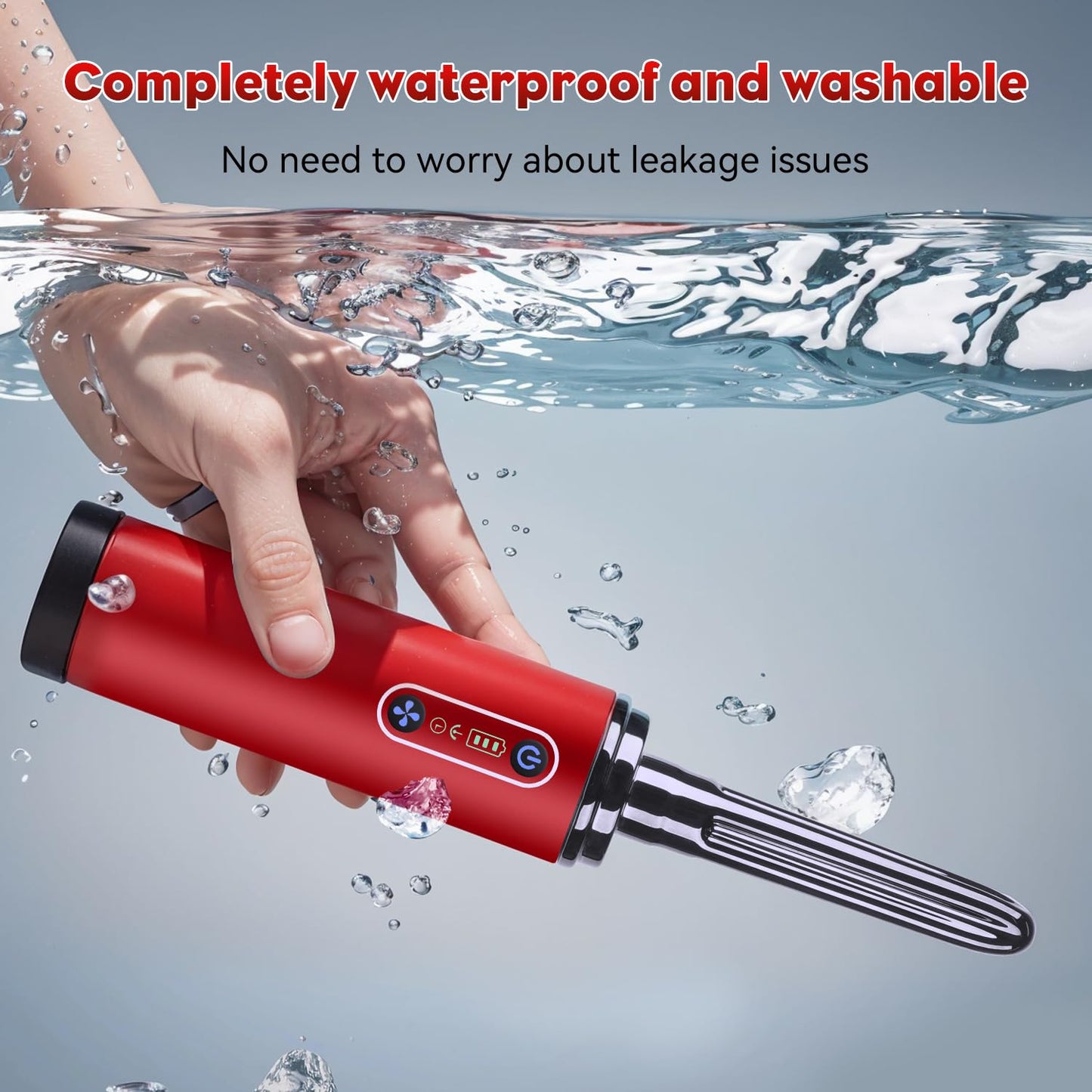 GVPIPYS Enema Anal Douche,Enemas-Douches for Men and Women Colon Cleanse,Electric Anal Cleaner Kit,Anti Backflow Shower Enema Bulb,Rotation-Spray Two Douching Modes,External Water Supply