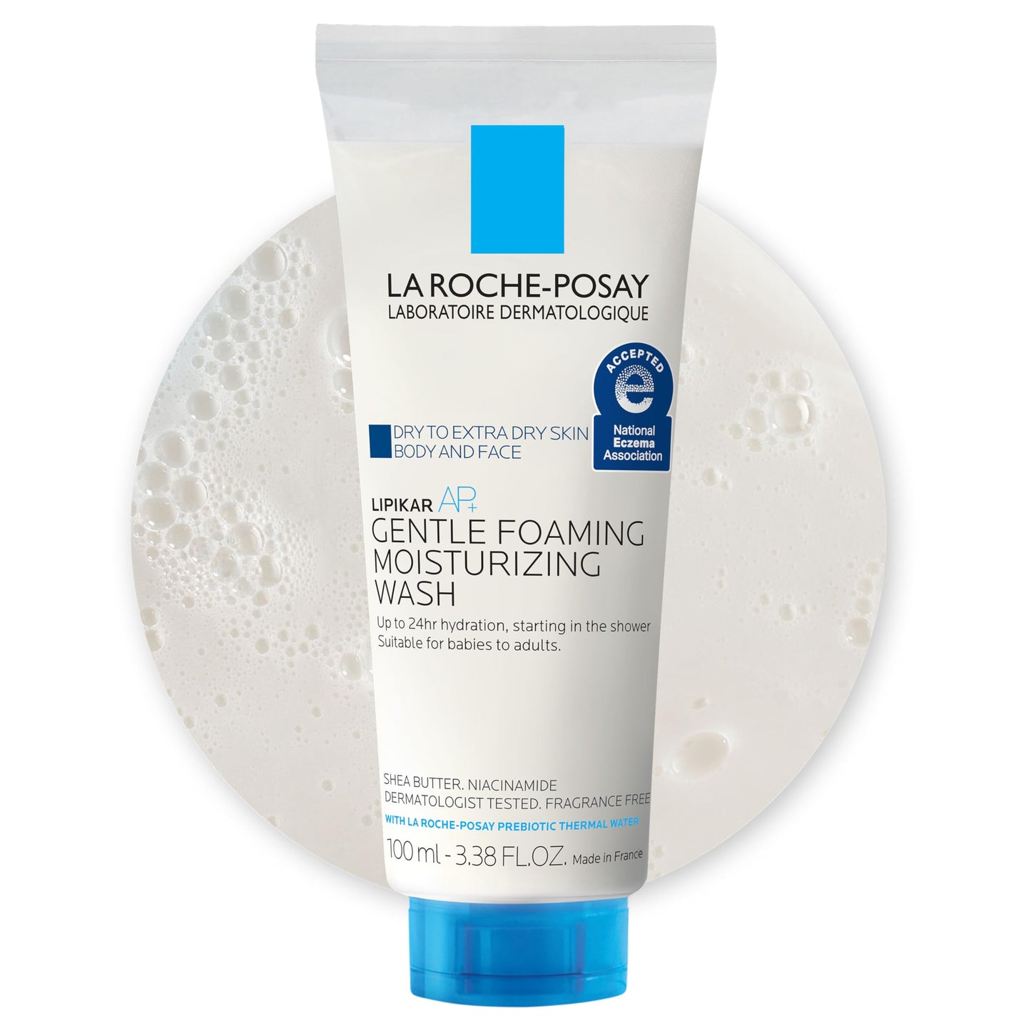 La Roche-Posay Lipikar AP+ Gentle Moisturizing Body Wash, 3.38oz
