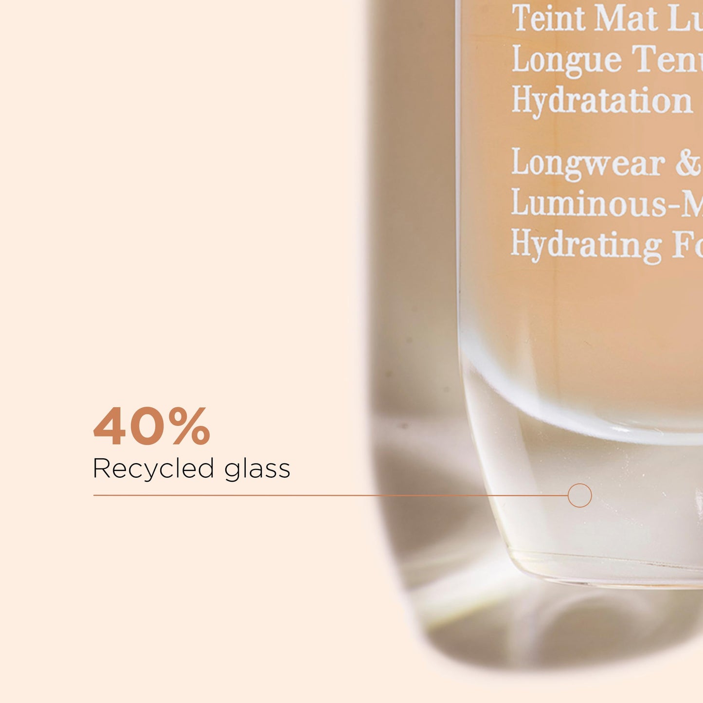 Clarins Skin Illusion Longwear Full Coverage Foundation|Luminous Matte Finish|24H Hold and 24H Hydration|Natural Looking|Transfer, Sweat and Smudge Proof| Contains Hyaluronic Acid|1 Fl Oz,103N