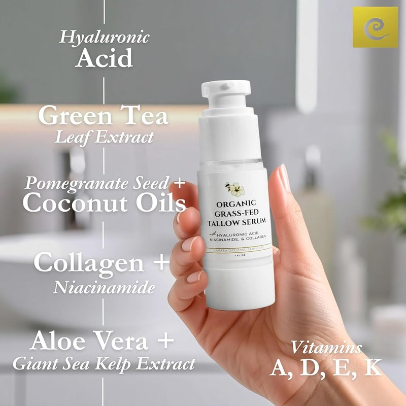Ultra Face Moisturizer & Tallow Serum Set - Hydrating Skincare Duo with Grass-Fed Tallow & Hyaluronic Acid | 2pc Set