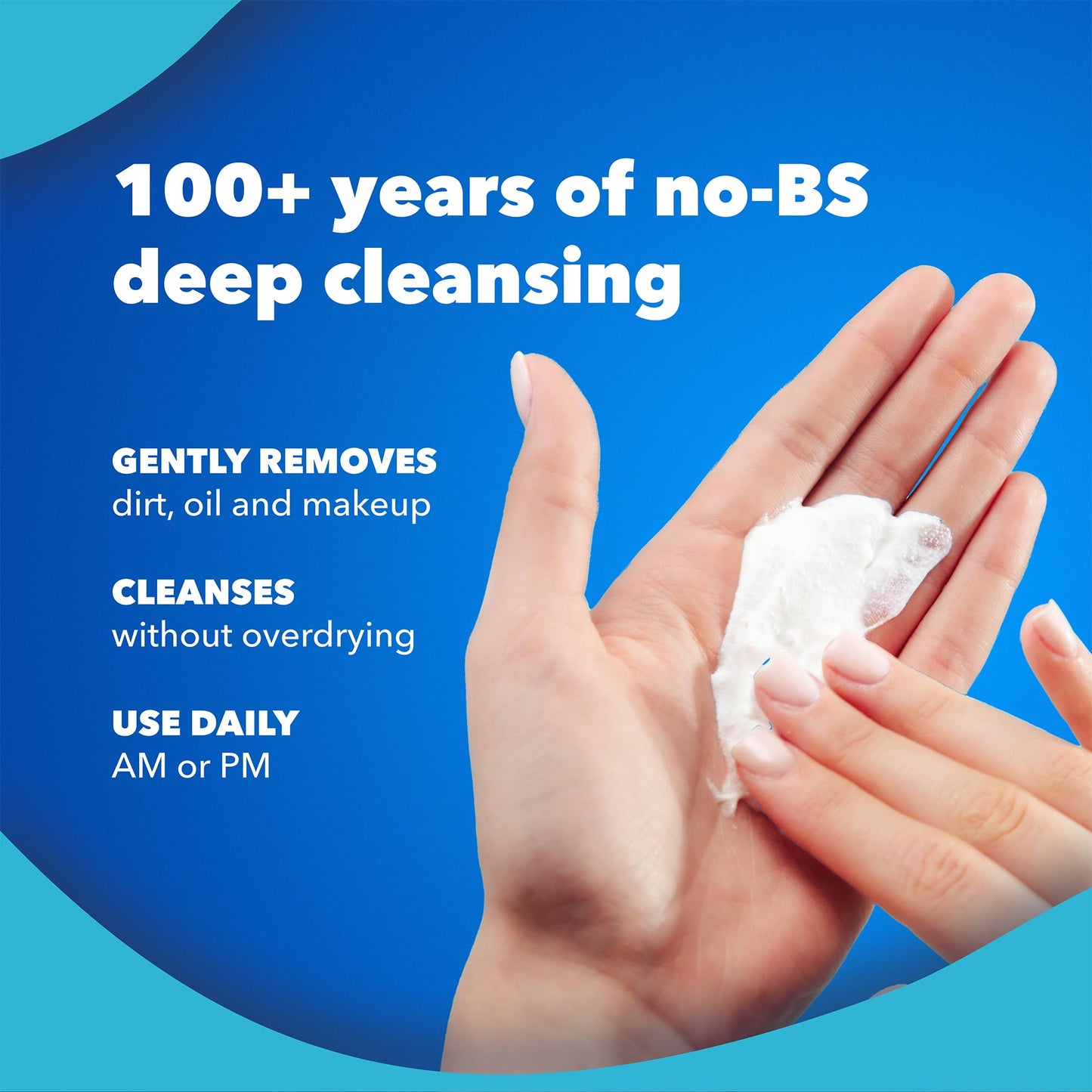 Noxzema Face Wash, Large Jar 5-Pack – Original Deep Cleansing Cream, Face Cleanser, 12 Oz Ea